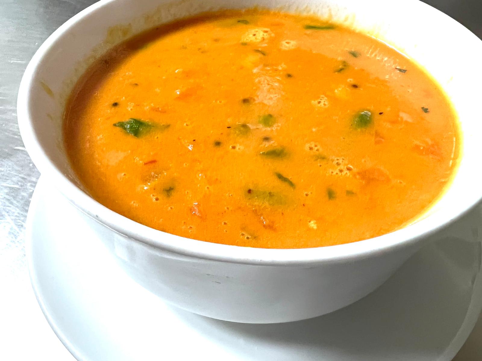  Polievka zo zeleniny a koreninami - pikantná (Rasam vegetable soup (spicy)) 